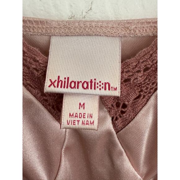 Vintage Xhilaration Women's Med Y2K Babydoll Cami Satin Dainty Coquette Tank Top - Picture 6 of 12